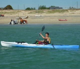  Kayaking on the coast 